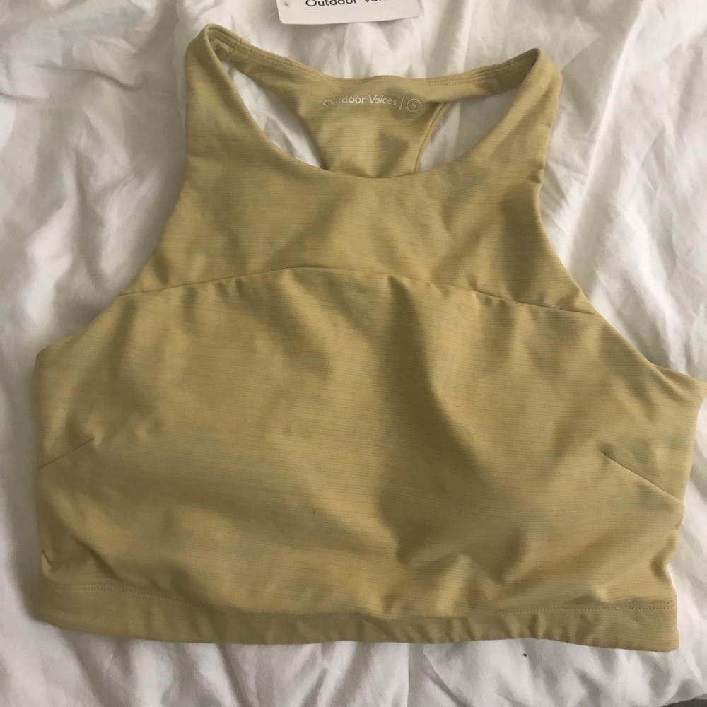 TechSweat Crop Marigold - Picture 2 of 2